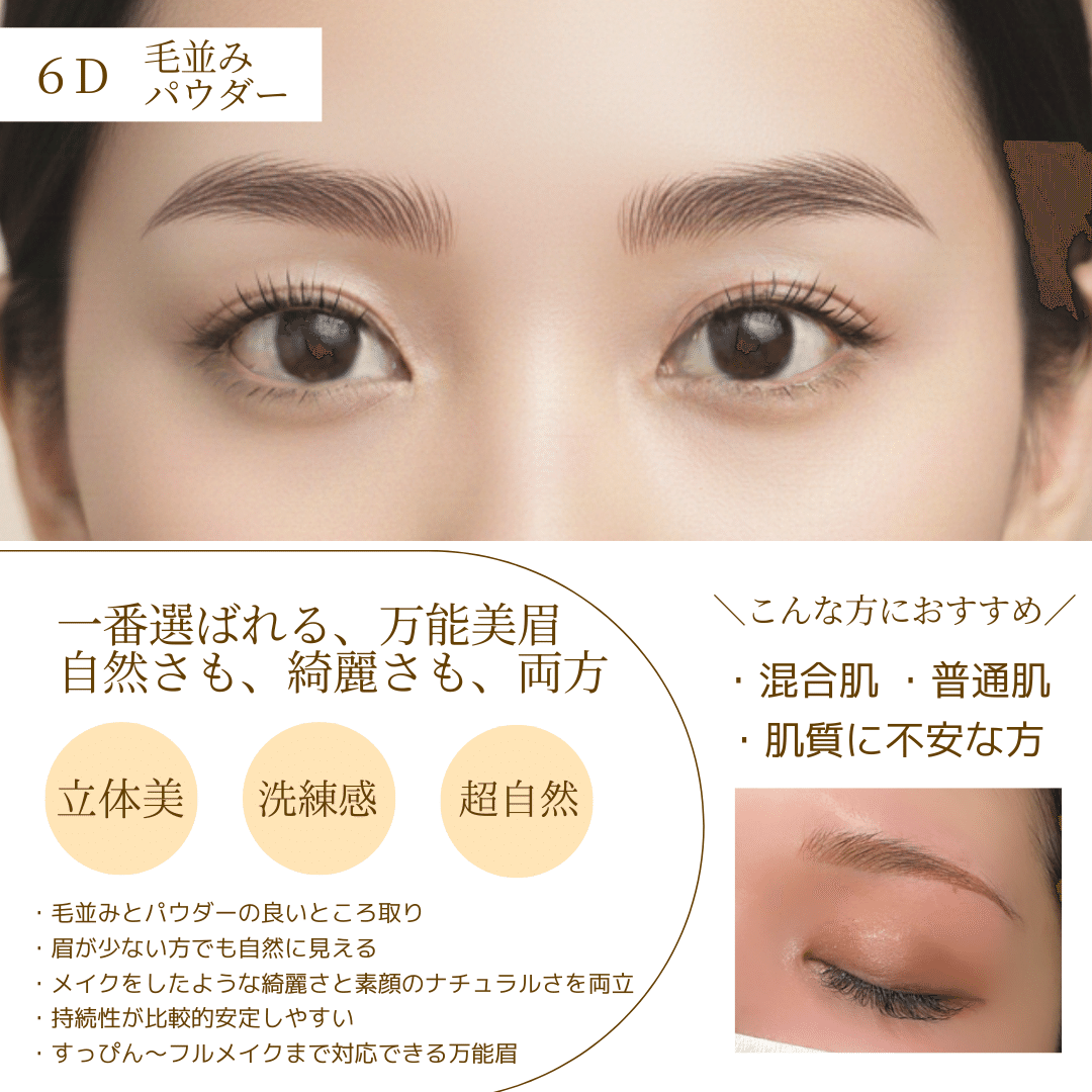 北千住アートメイク| 2D・4D・6Dの違いとは？｜美容看護師.アート