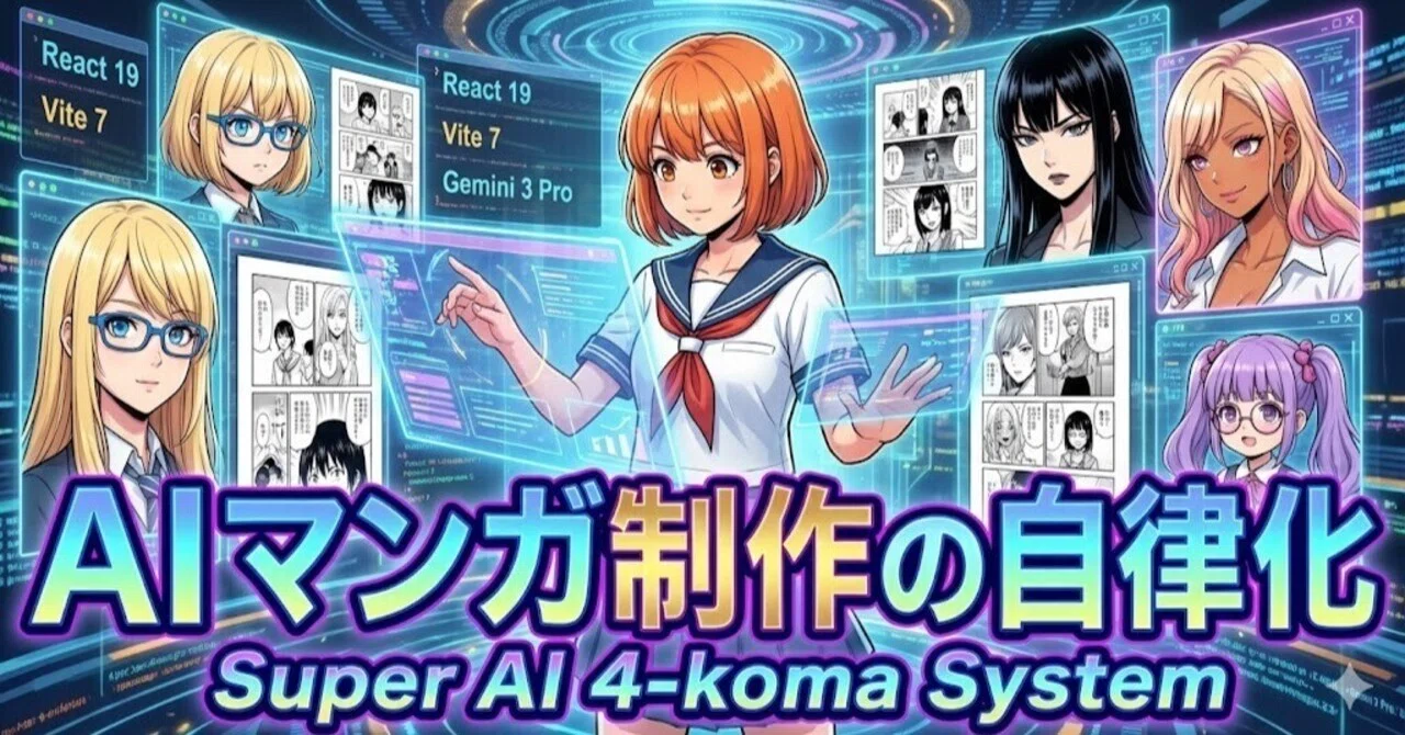 無料！メンシプ無し・Update 2026/06/27 v4.8.3】AIマンガ制作を 