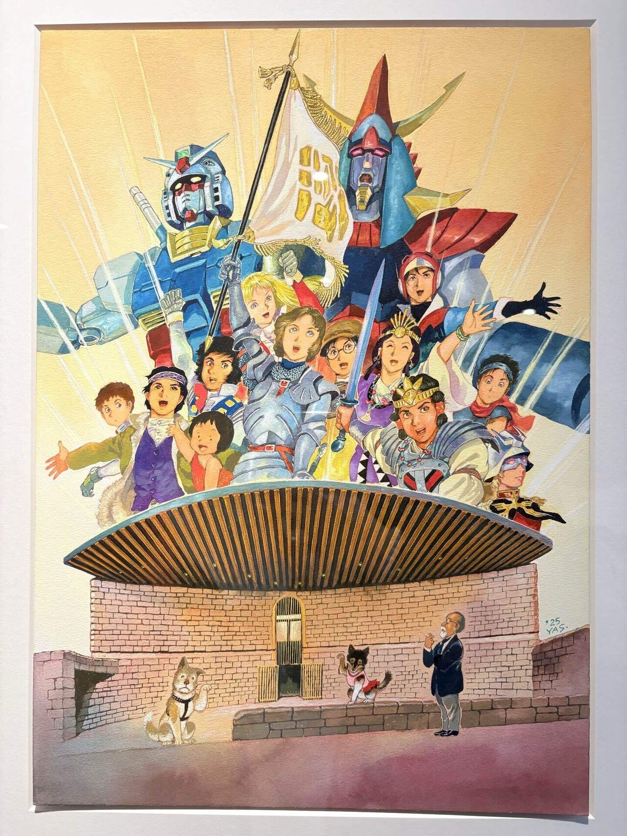 安彦良和さんの展覧会へ｜minto.