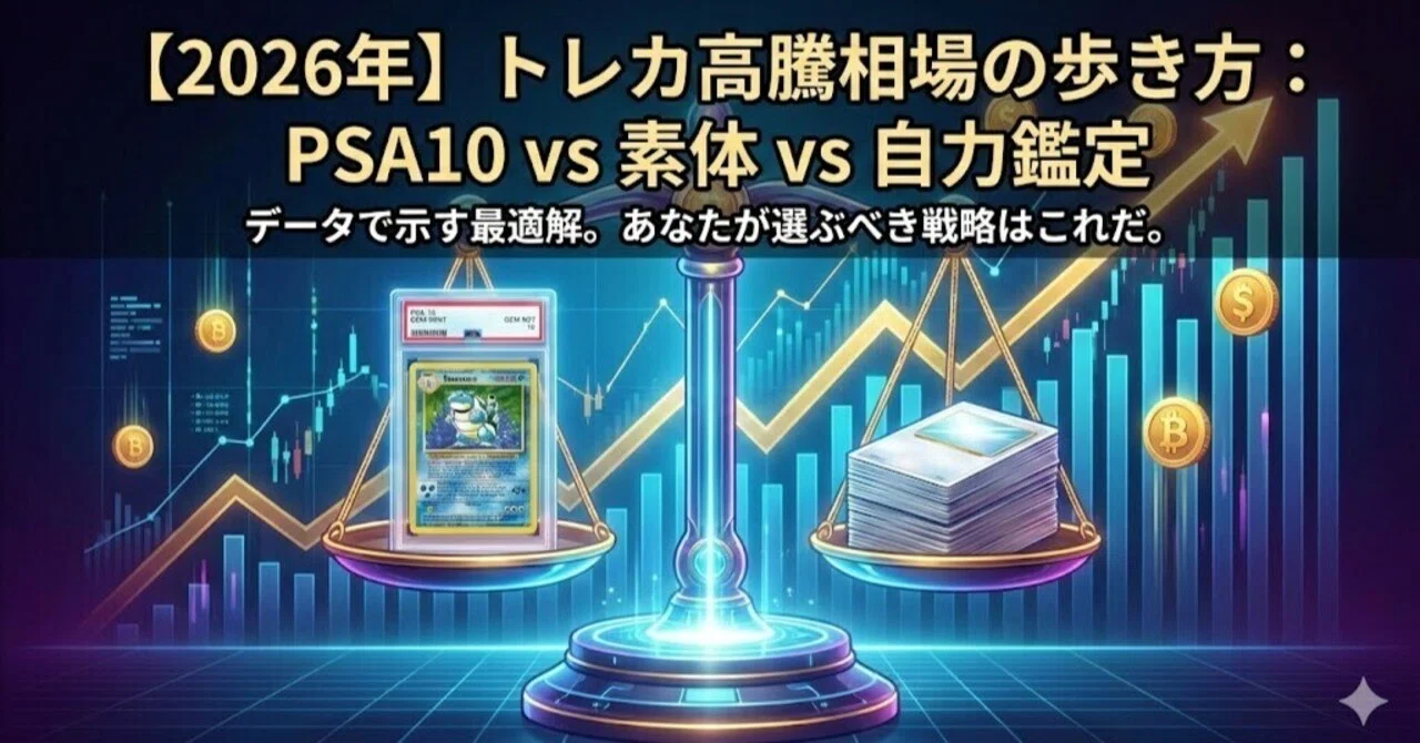 高騰中の相場はPSAを買ったほうがいいのか素体を買ったほうがいいのか 