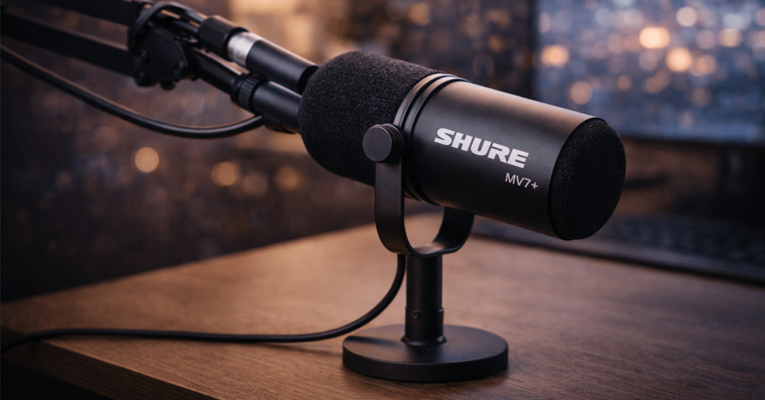 Shure MV7+なぜ2026年でも「結局これに戻る人」が後を絶たないのか