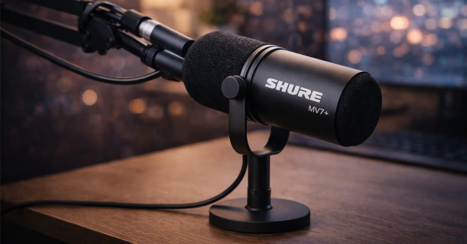 Shure MV7+なぜ2026年でも「結局これに戻る人」が後を絶たないのか