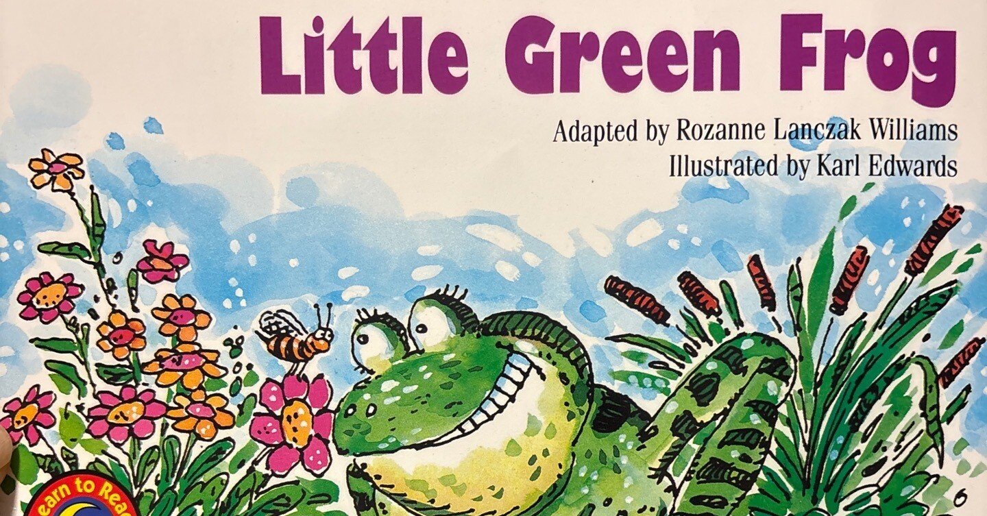 今日の英語学習】カエルの鳴き声は「ゲロゲロ」じゃない？絵本に学ぶ