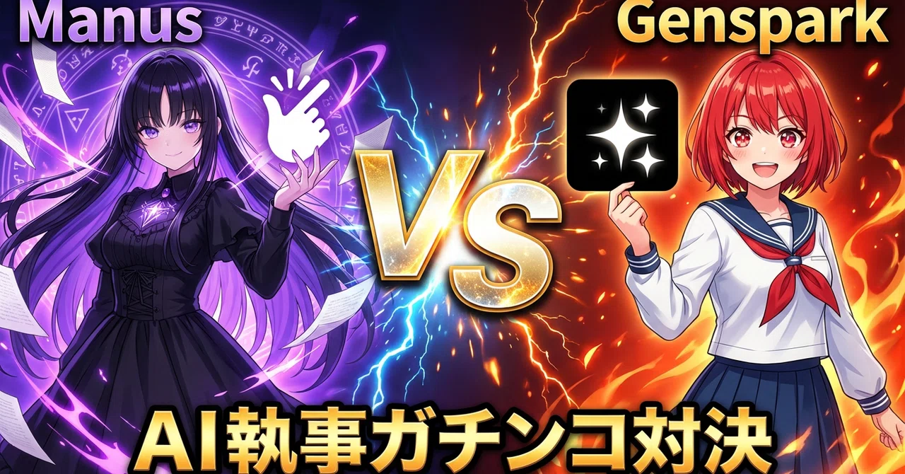 検証】「思考停止」で神サムネを作りたいならどっち？Manus vs