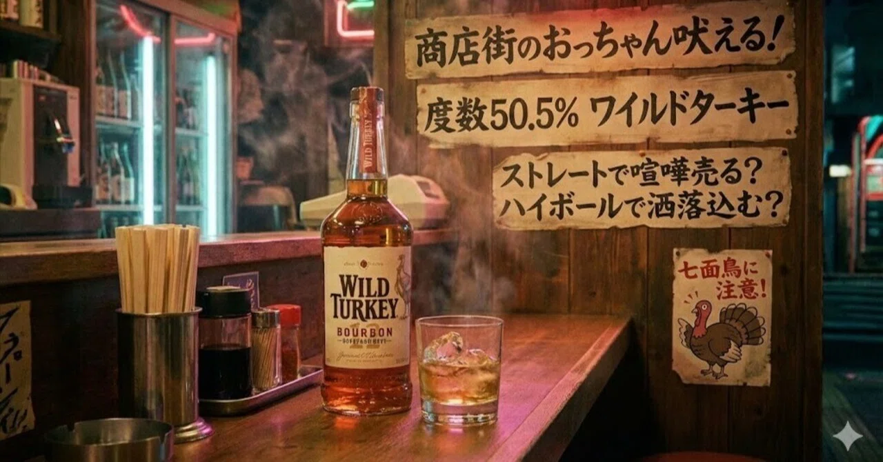 度数50.5%の「ワイルドターキー」って喧嘩売っとんか？｜G（ガジェット