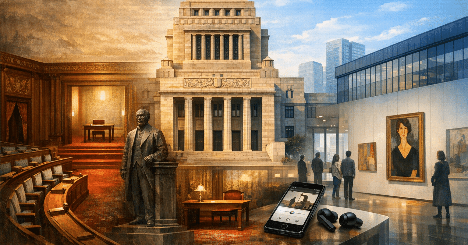 快食ボイス709・国会議事堂とアーティゾン美術館——現場で考えた「制度」と「仕組み」の話｜シャオヘイ