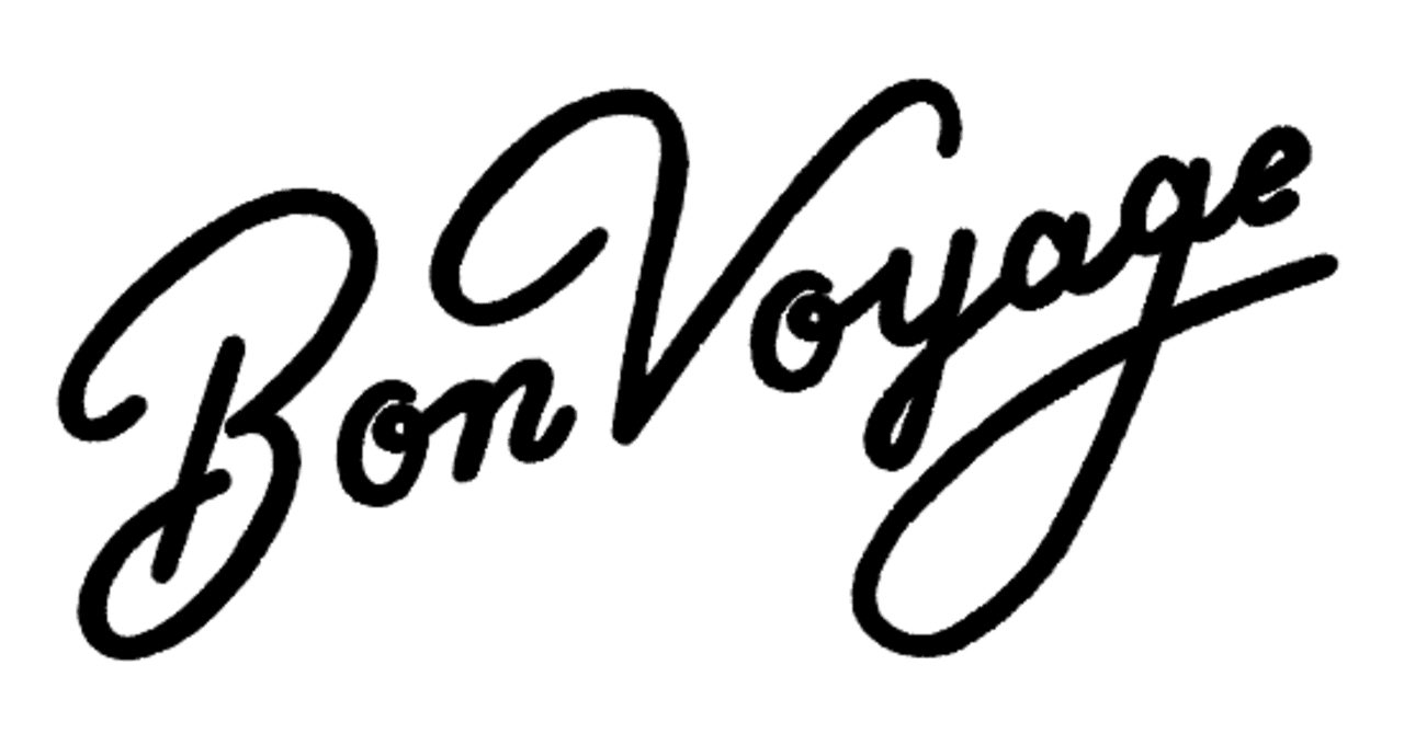 Bon Voyage Bonvoyage By Verynash Note