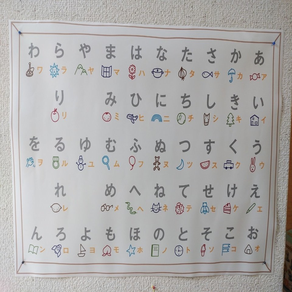 ひらがなを読めるようになったよ えのさとこ Note