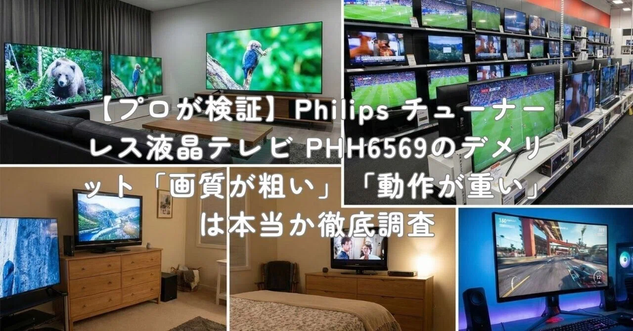 プロが検証】Philips チューナーレス液晶テレビ PHH6569のデメリット