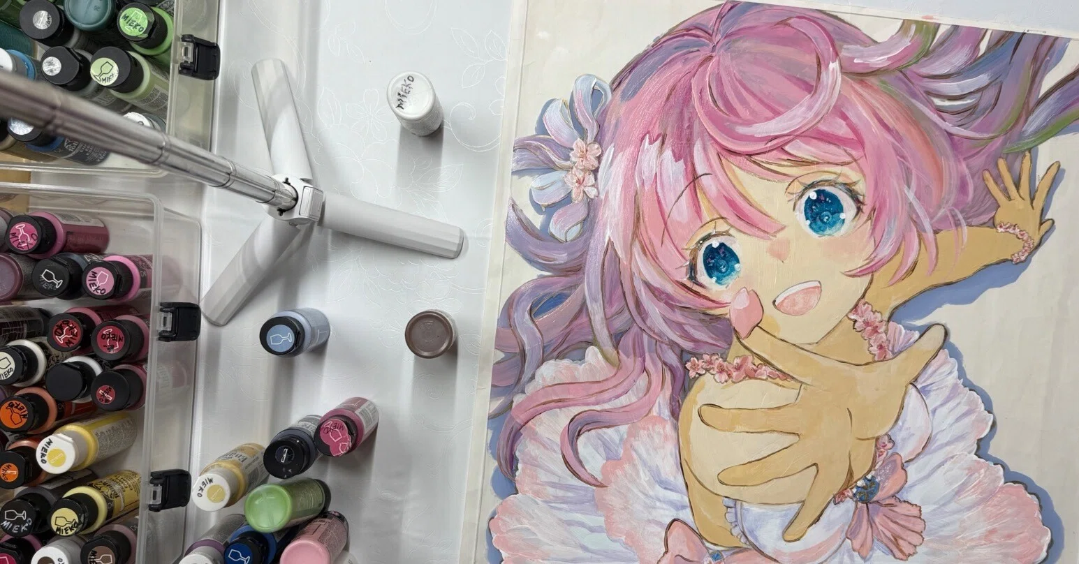 絵画 。手描き【部屋に漂う桜の香り】 【公式通販】