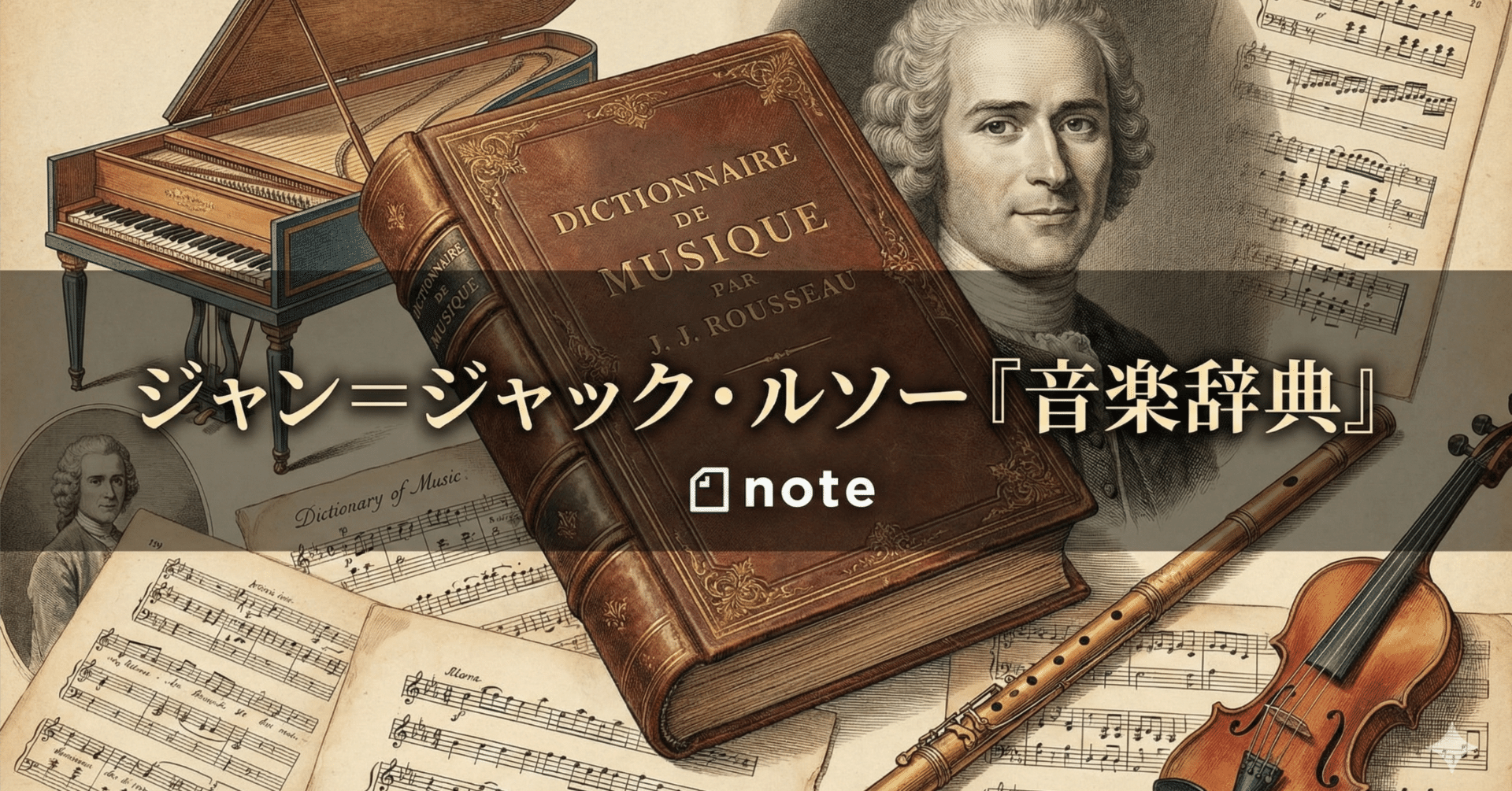 NotebookLM】18世紀フランスにおける音楽辞書編纂の地平：ルソー『音楽