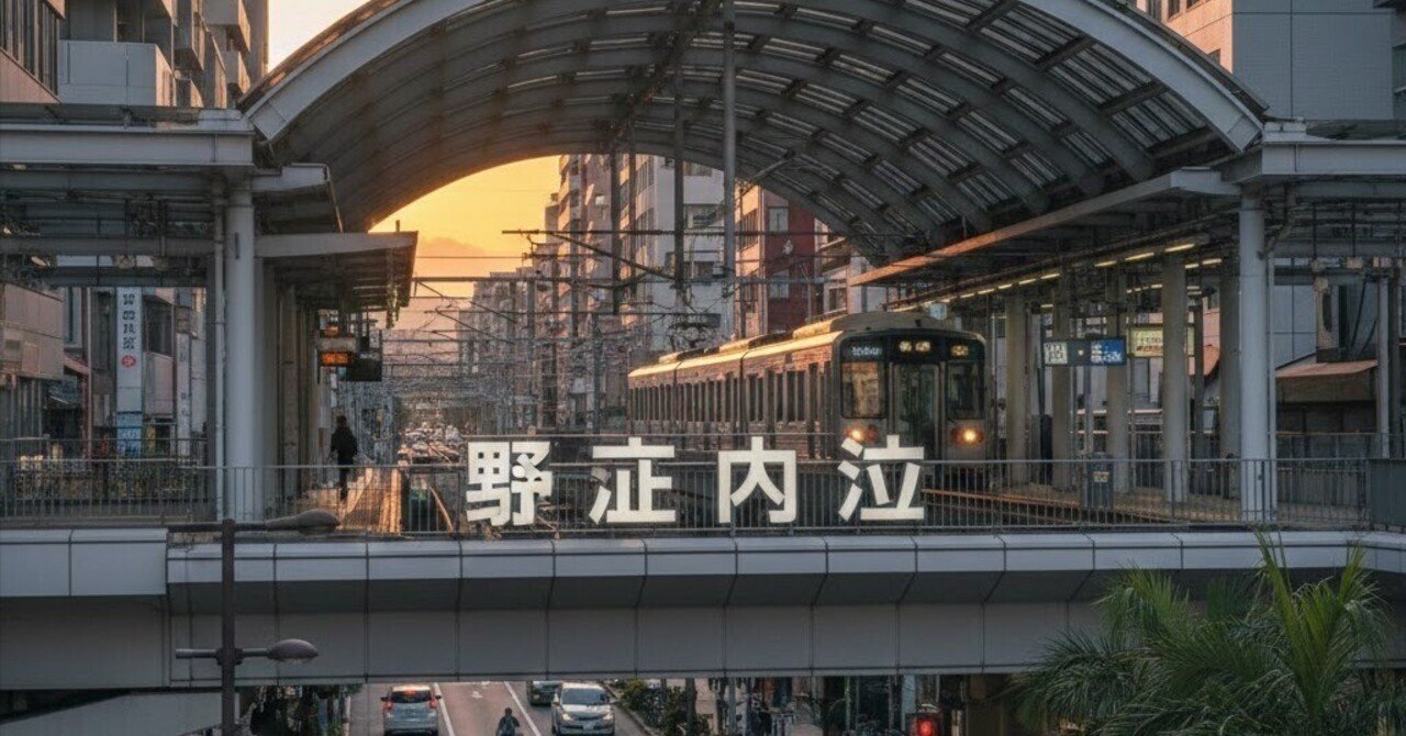 「#この駅がすき」自分が好きな駅はズバリ"野江内代駅"。この"ん"が愛おしくてオシャレでたまらない。｜とよとみのサムネイル画像