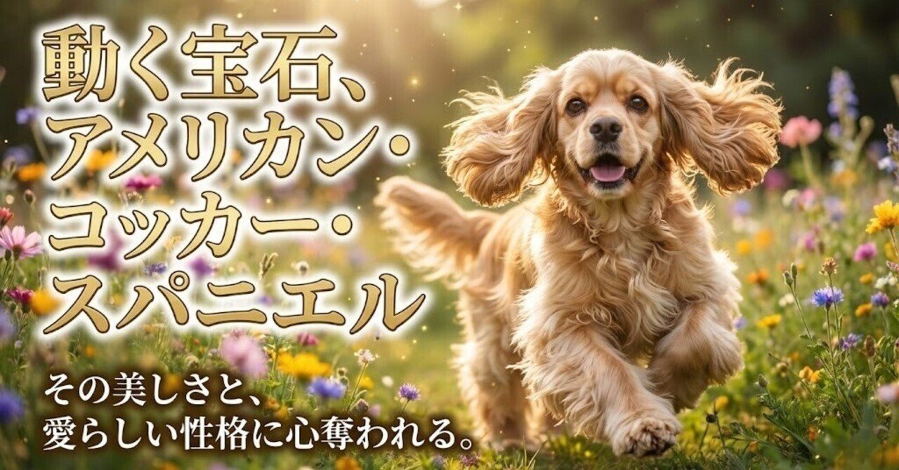 動く宝石、アメリカン・コッカー・スパニエル｜WANウォッシュ甲府