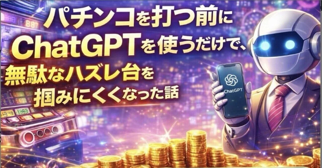 How using ChatGPT before playing Pachinko helps you avoid unnecessary ...