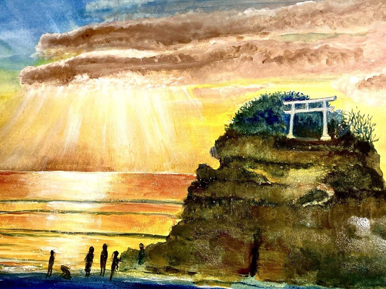 水彩画スケッチ展｜鳳花(ouka)