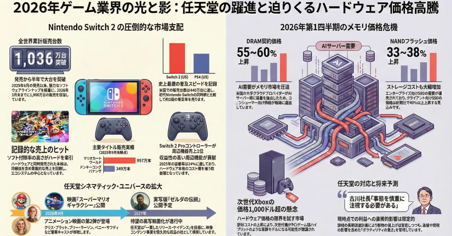 勝手に分析】任天堂（7974）AI半導体戦争
