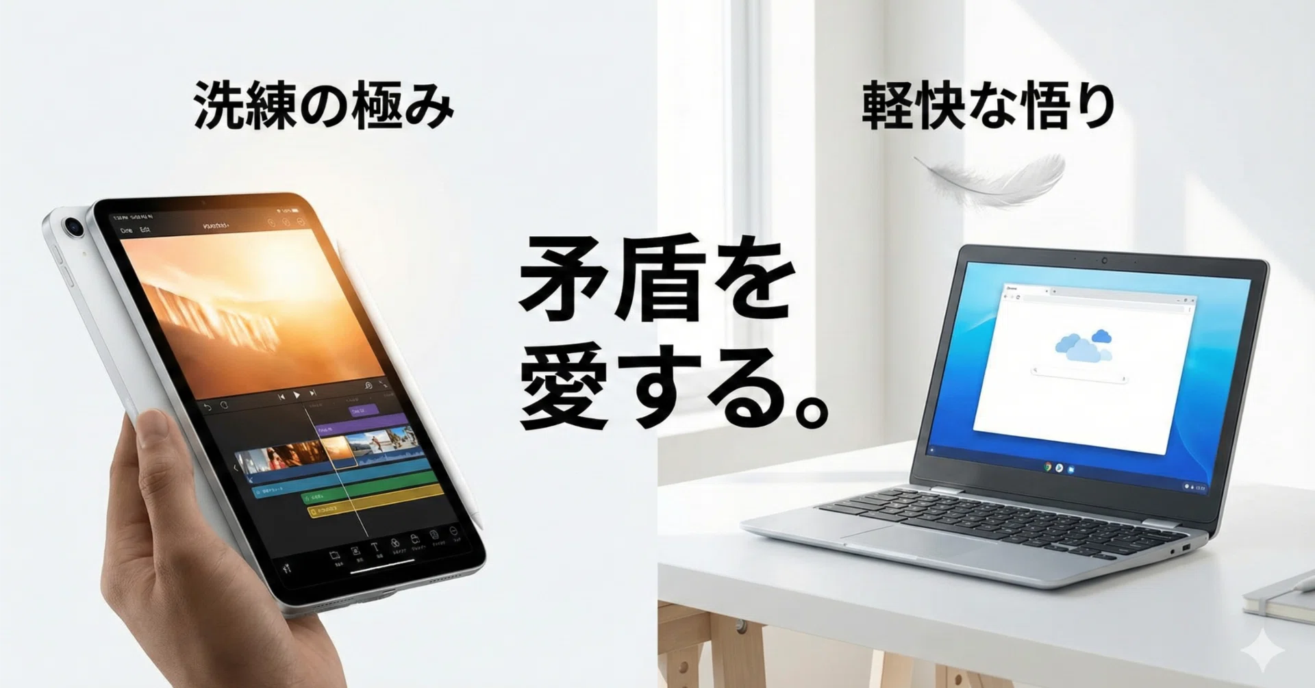 欲望のiPad miniと、虚無のChromebook正反対の「変態」を愛するという