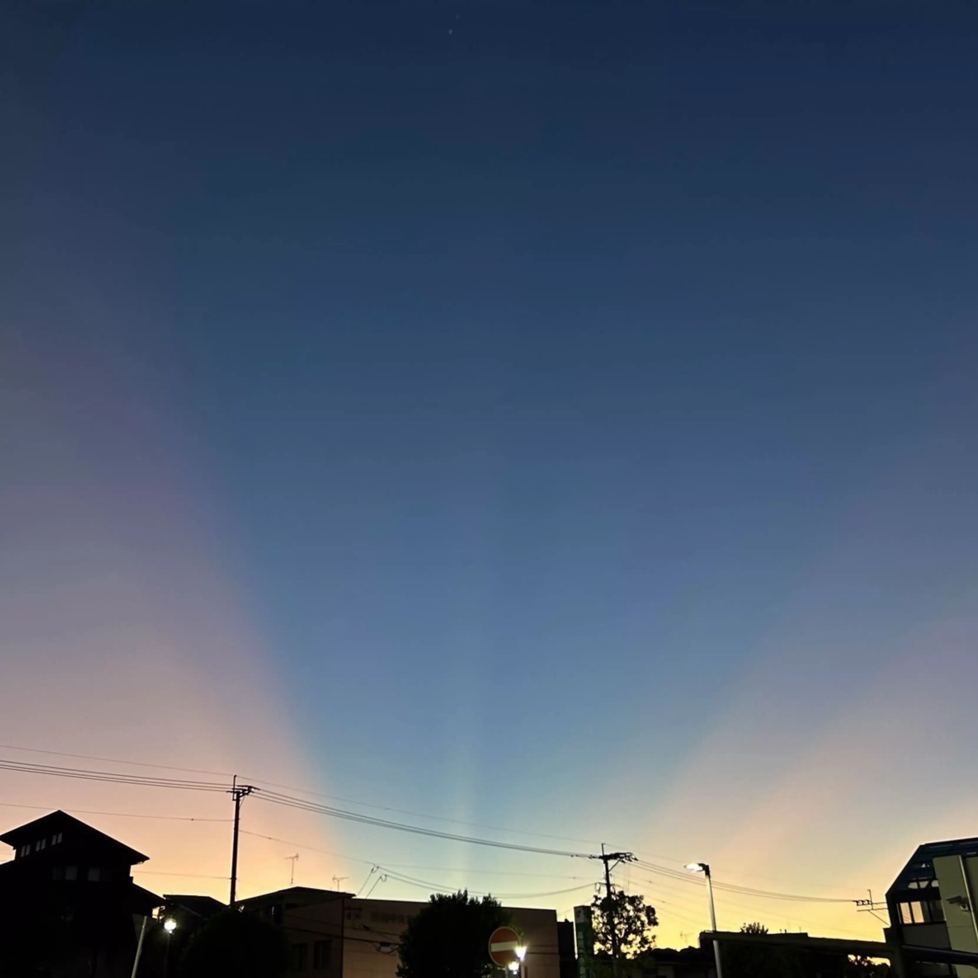 湖面の月