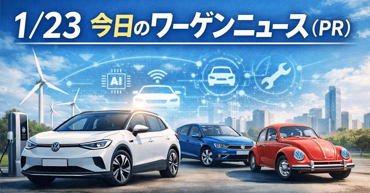 1/23 今日のワーゲンニュース(PR)