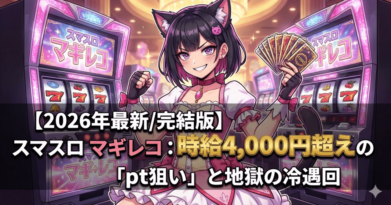 2026年最新/完結版】スマスロ マギレコ：時給4,000円超えの「pt狙い