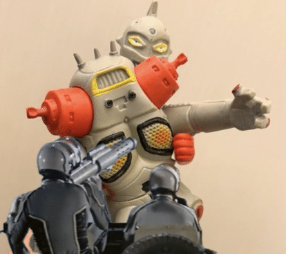 当時物！ ブルマァク 移行期 キングジョーの修理｜自由なダム・ガン