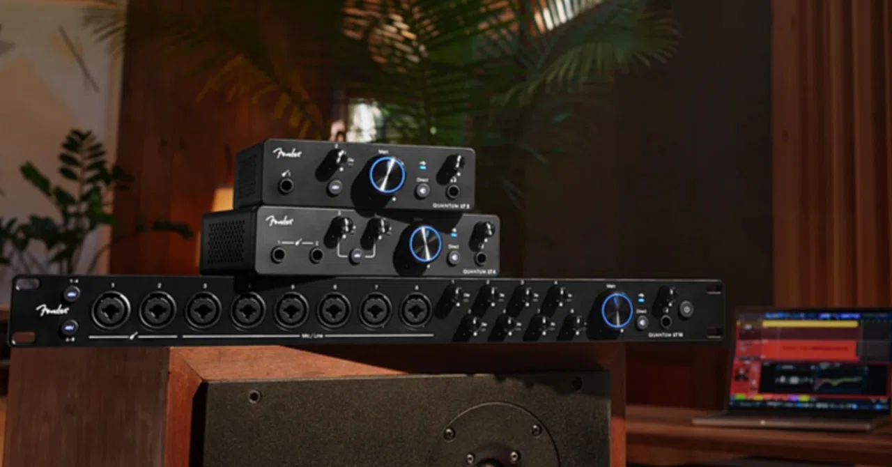 FENDER「QUANTUM LT」シリーズ登場｜宅録から本格レコーディングまで