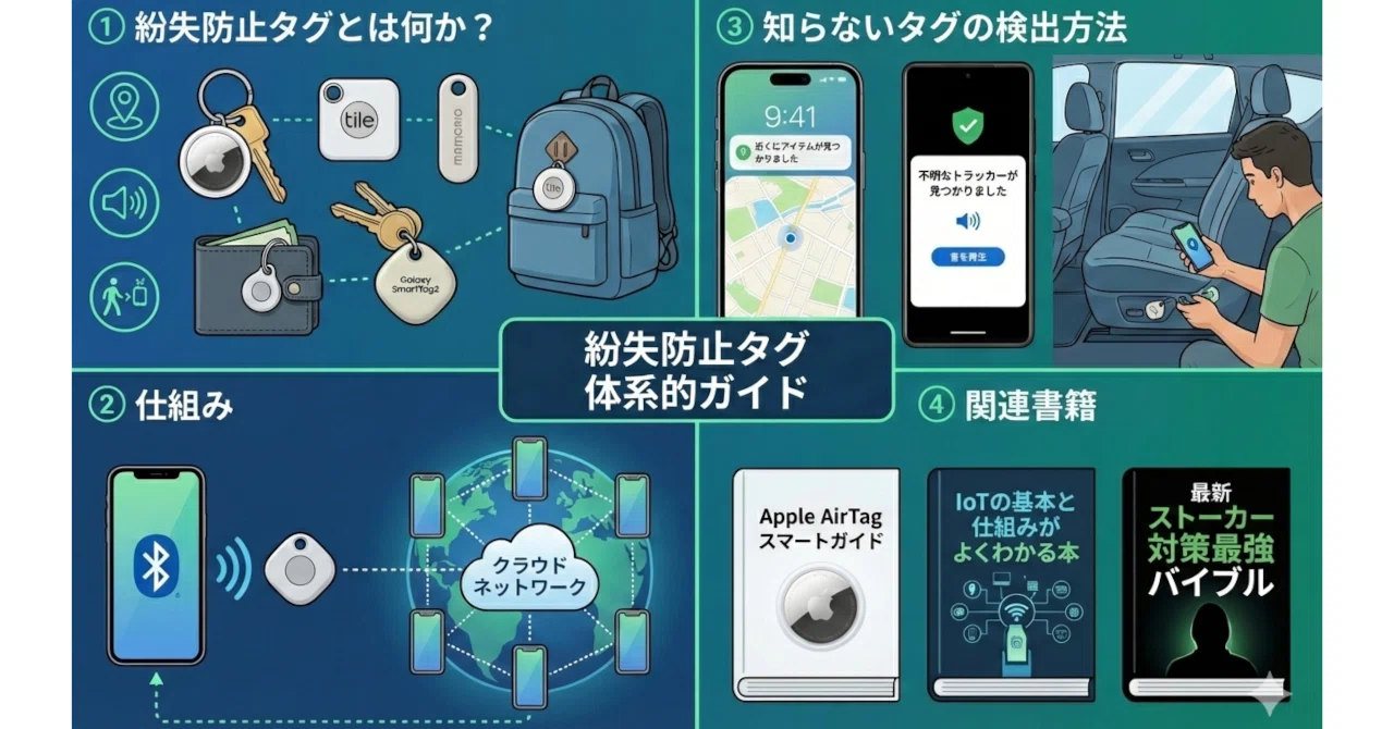 紛失防止タグ』のしくみと悪用対策、誰かに仕込まれてないか？スマホで