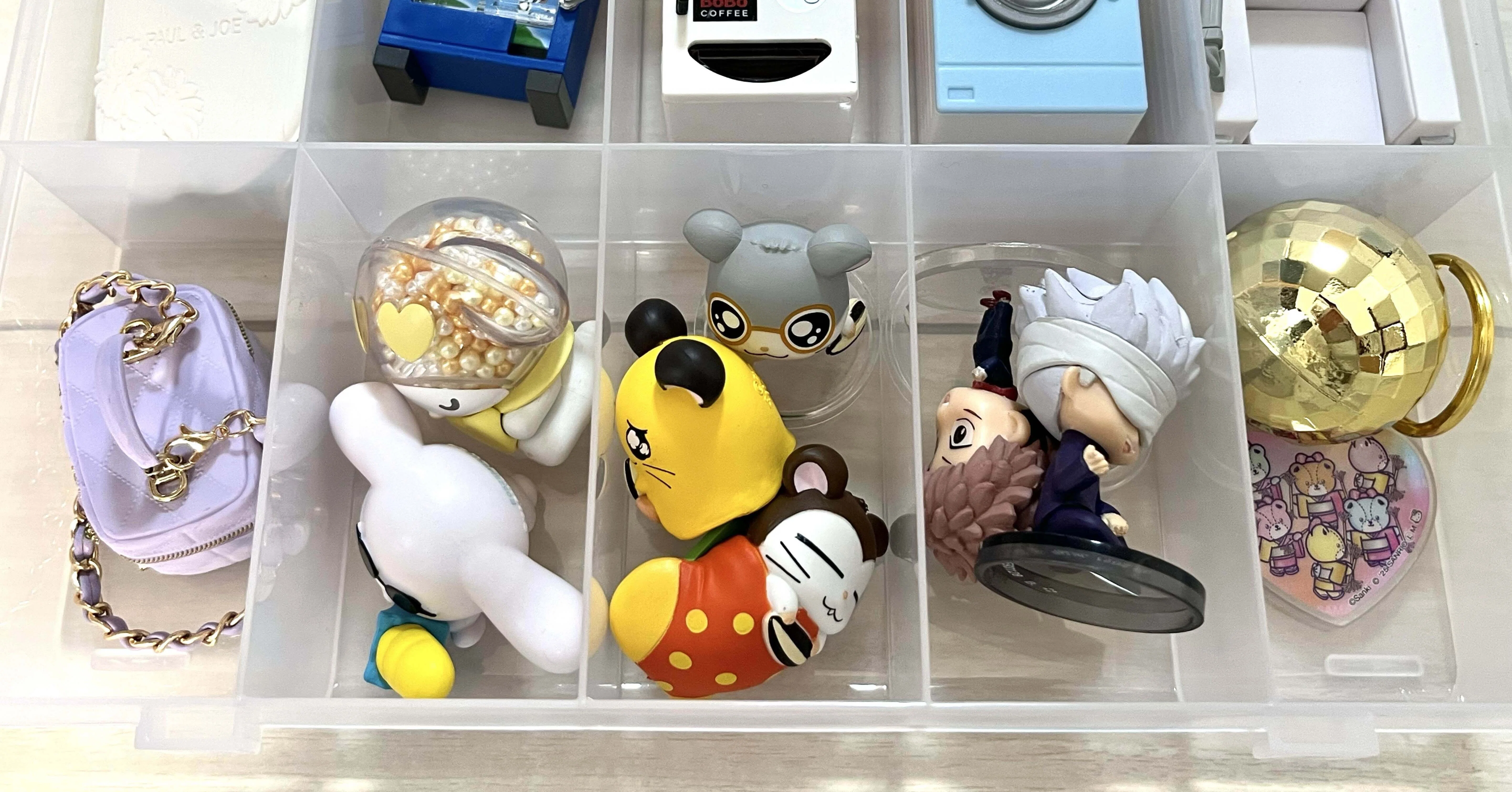 無印のアクリルケースでめじるしアクセサリー収納！｜じみー