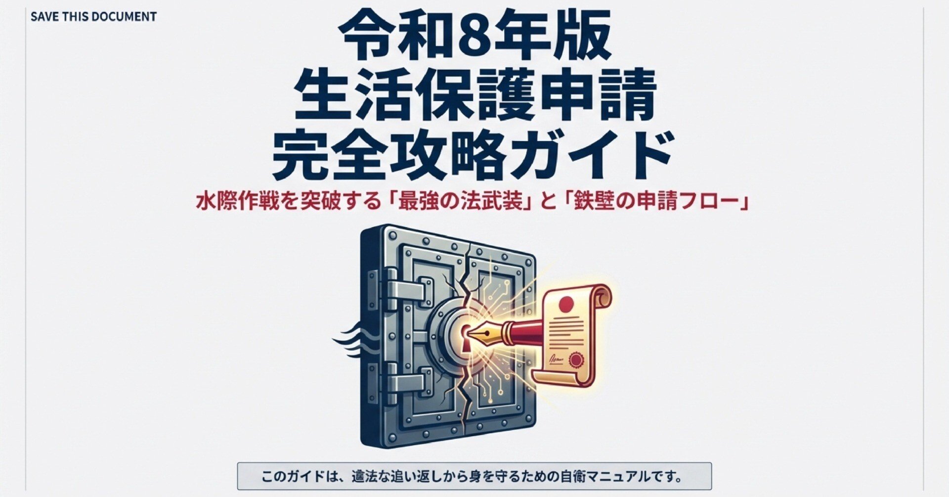 保存版】令和8年度生活保護申請ガイド｜法令択一知識CHANNEL