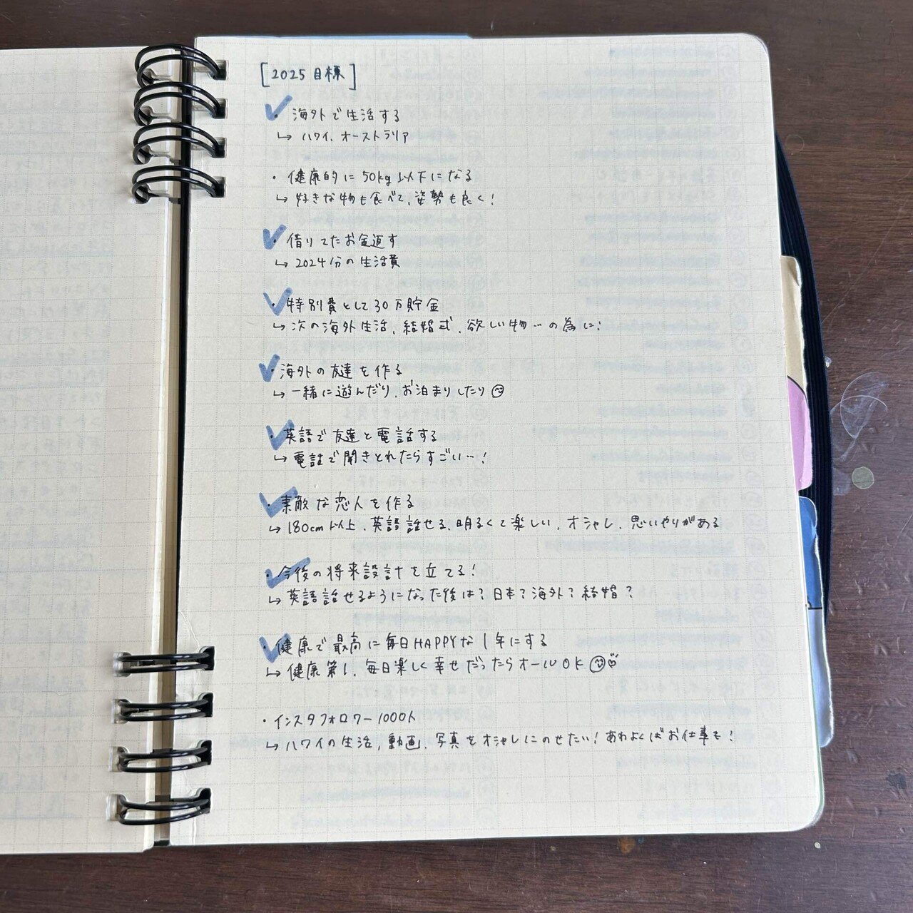 私のジャーナリングノート大解剖②〜ノートの内容編〜｜ぴよ｜ハワイ生活｜
