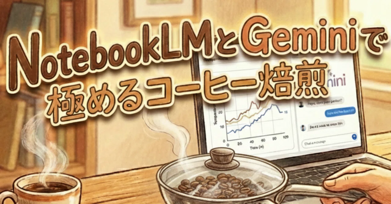 NotebookLMとGeminiで極めるコーヒー焙煎｜やっぱり猫が大好き