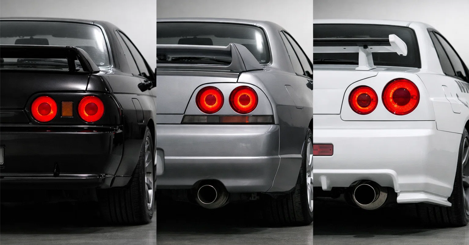 R34 BNR34 スカイライン GT-R 純正テールランプ 左右セット R34 BNR34 スカイライン GT-R 純正テールランプ 左右セット