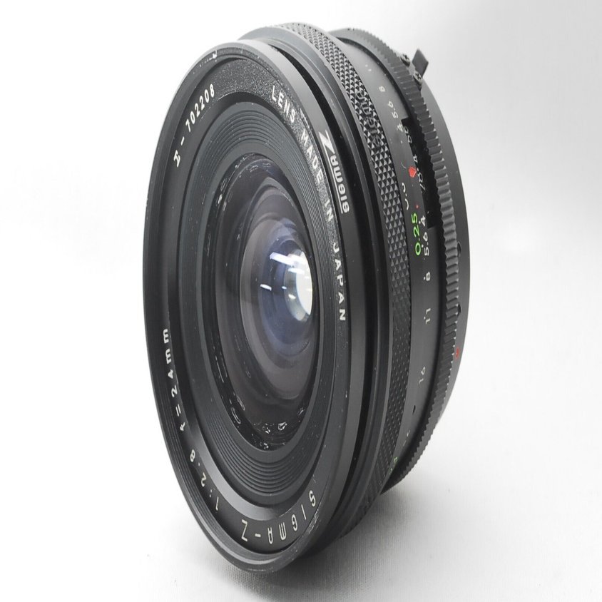 SIGMA-Z 24mm F/2.8の分解｜フィルムカメラ修理のアクアカメラ