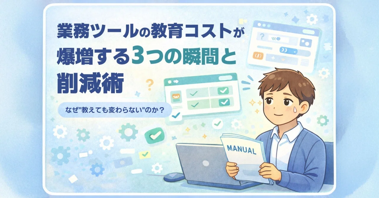技術社員のコスト教育 ツール集 業務ツールの教育コストが爆増する「3つの瞬間」と劇的削減術｜中古