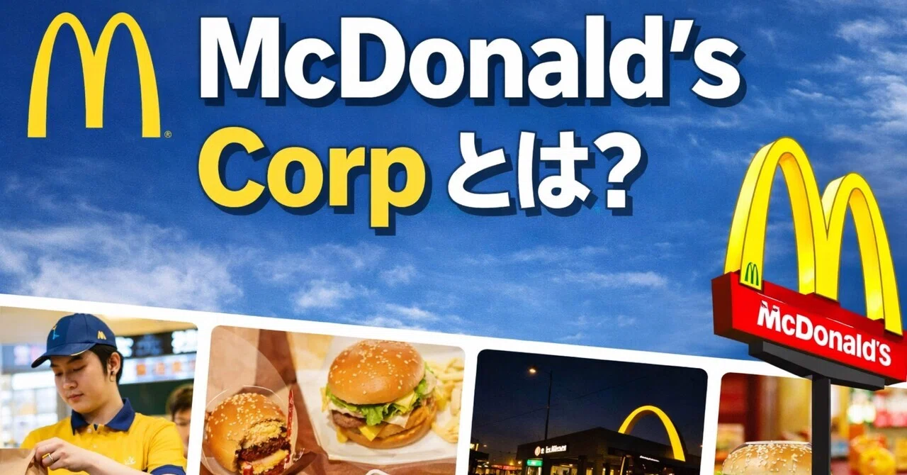 米国株解説】マクドナルド（MCD）とは何の会社？株式投資初心者に 