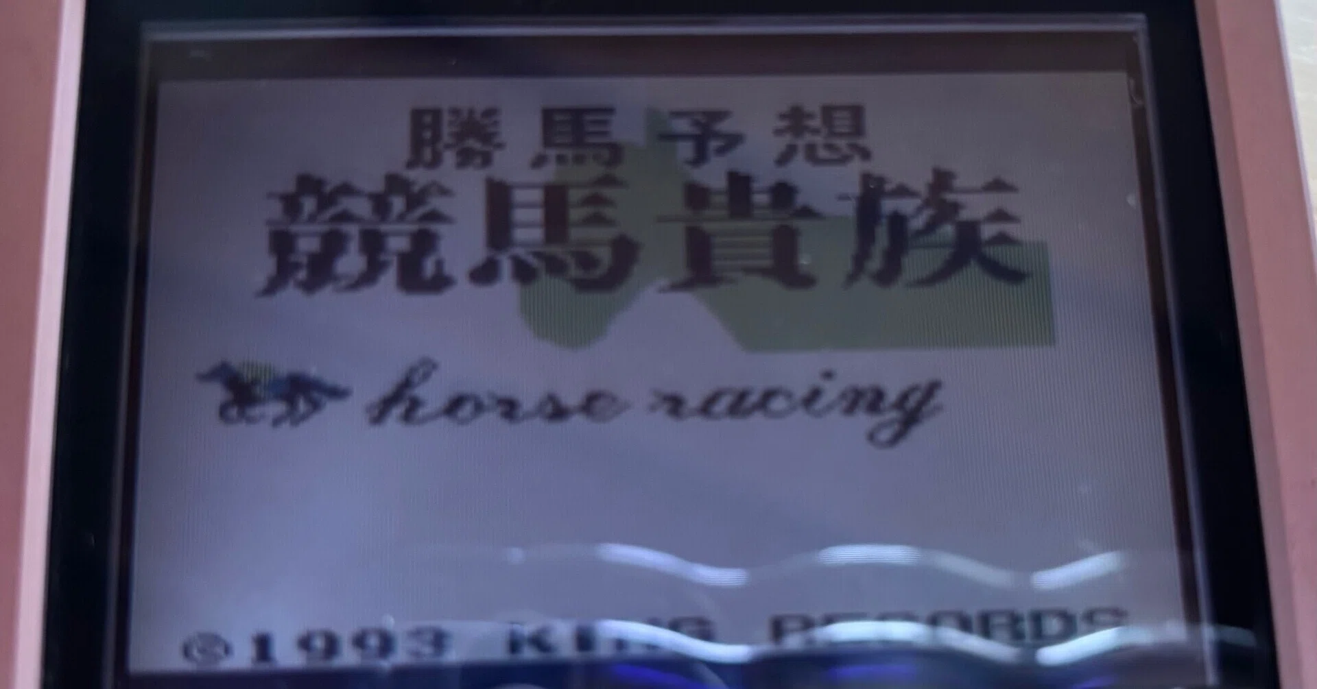 恐ろしく情報の少ない「勝馬予想 競馬貴族」というレトロゲーム