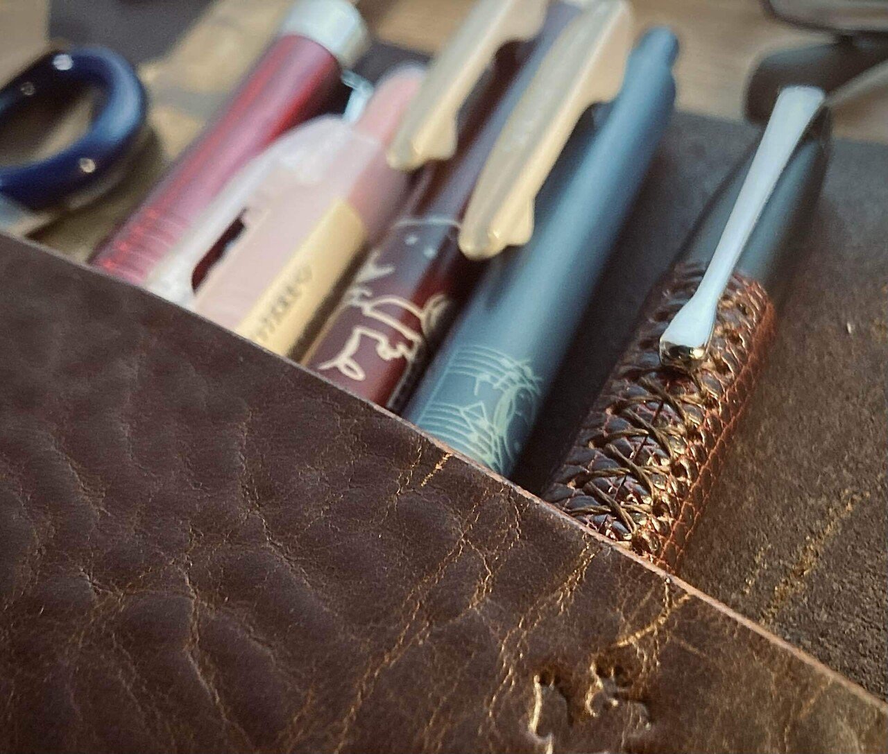 沢村さん専用　革軸シャーペン 革軸ペン紹介‼︎3本｜沢村さん