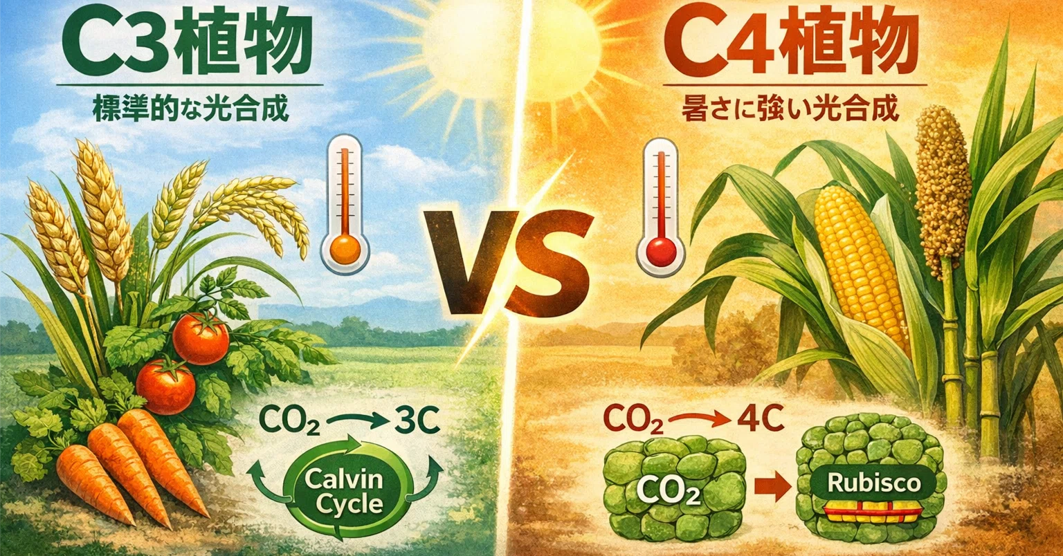 C3 Plants and C4 Plants: Differences in 'Photosynthetic Design Philosophy'  and the History of Their Emergence
