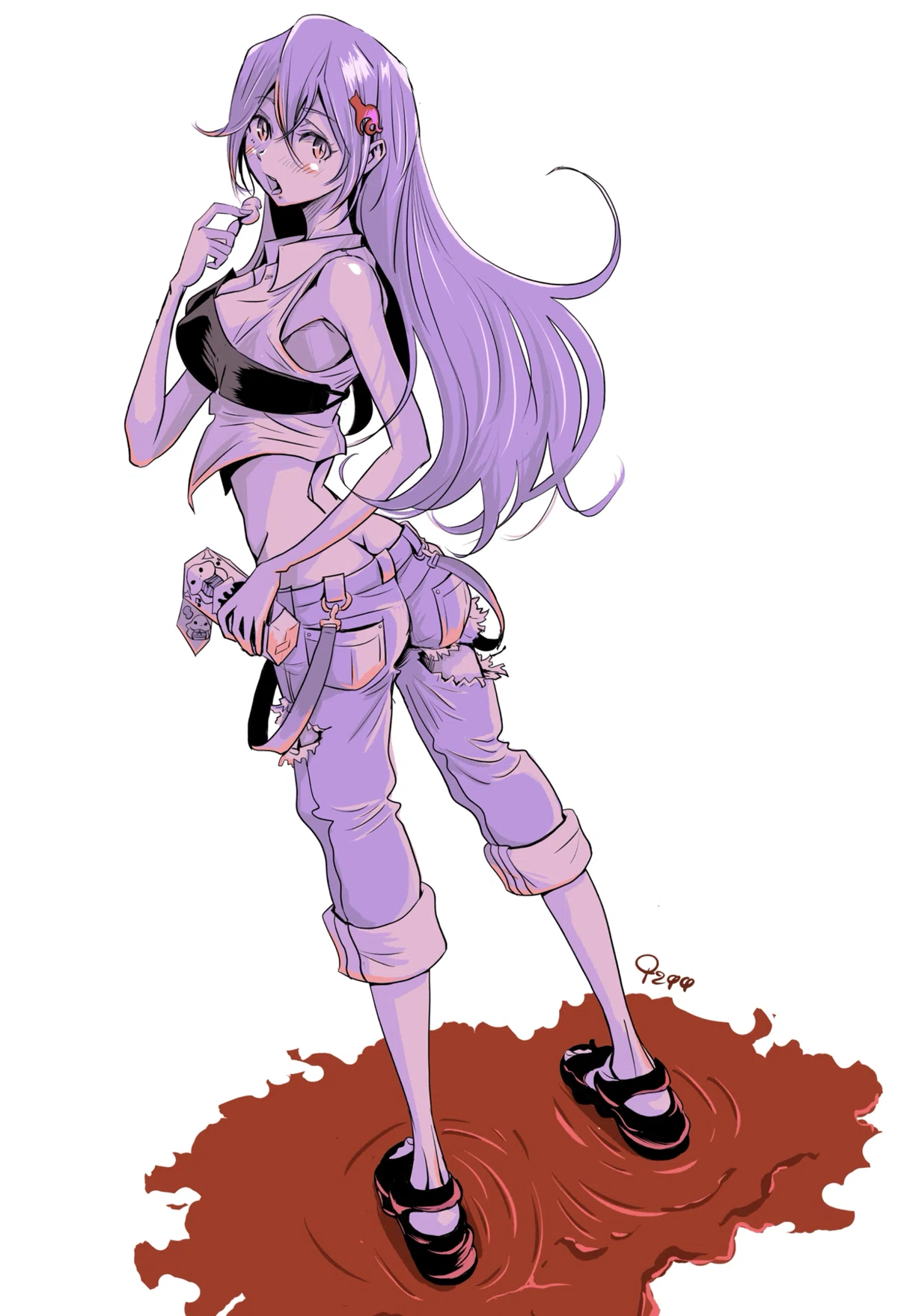 美少女ヴィランを描く｜9244
