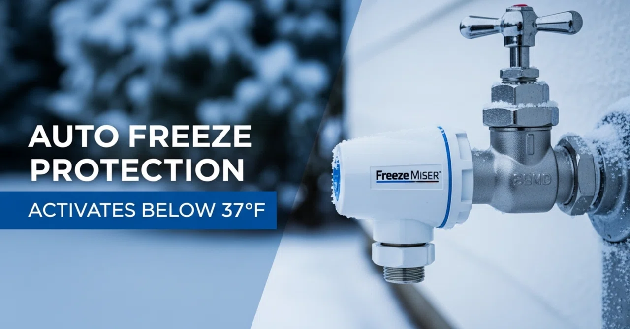 Freeze Protection Control Freeze Miser Outdoor Faucet Freeze Protection Valve|Trend Pickz