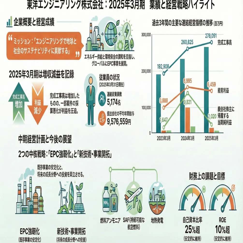 国策・レアアース関連銘柄】東洋エンジニアリング(6330)の株価は買いか