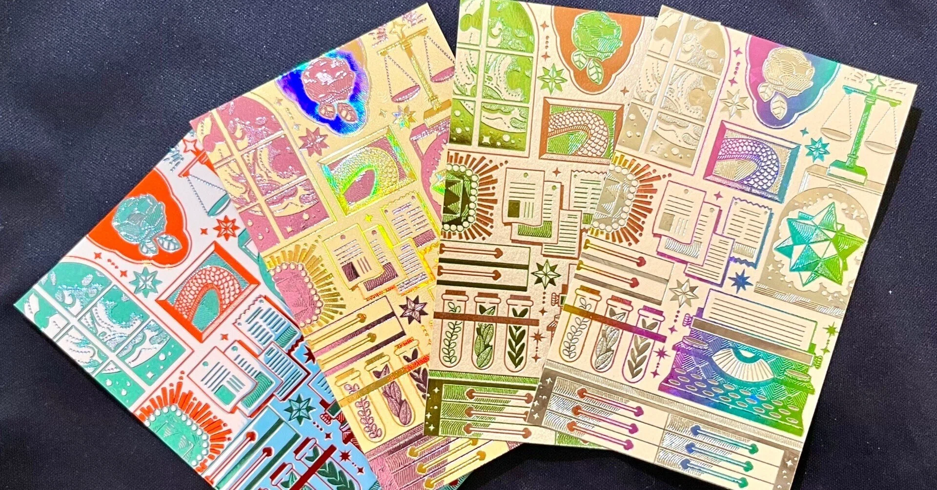 コスモテックさんでオーダーメイドプランの箔押しカードを作った話 コスモテックさんでオーダーメイドプランの箔押しカードを作った話