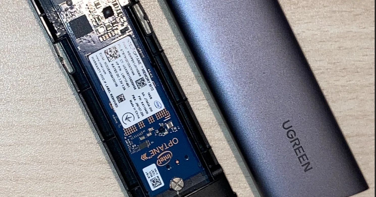 Intel Optane Memory M10を使って高耐久なUSBメモリを作る｜しあ