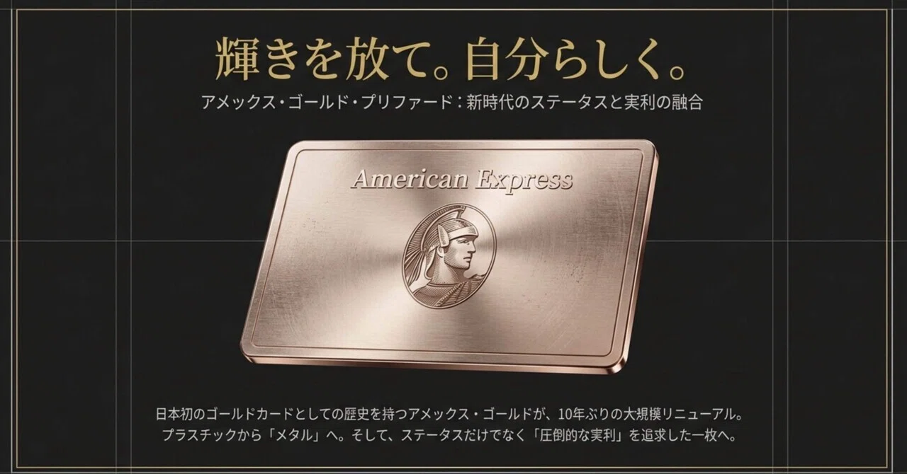 アメックス・ゴールド・プリファード 日常カード候補｜【目標】マイル
