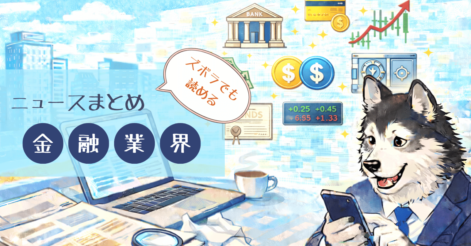 金融業界】ズボラでも読めるニュースまとめ｜2026/01/24号｜たろり🐶ズボラな会社員