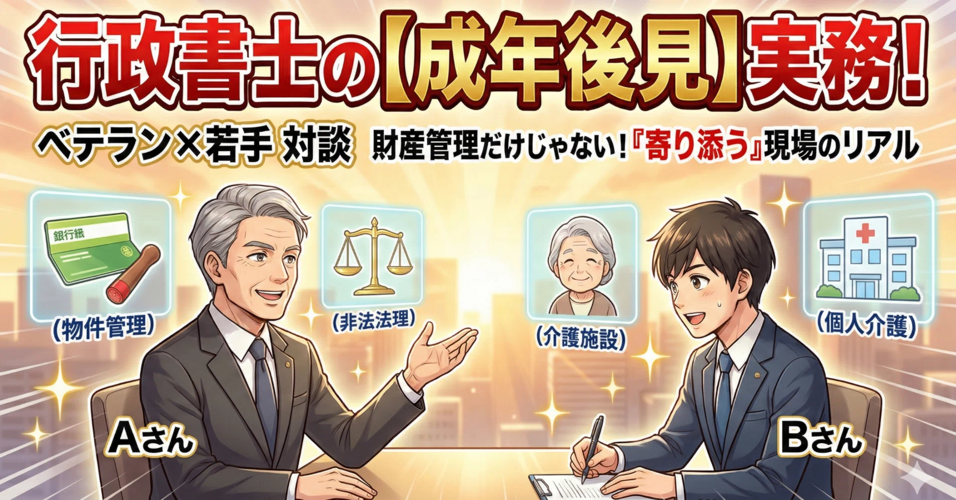 行政書士実務7】行政書士の「成年後見人制度」とは｜法令択一知識CHANNEL