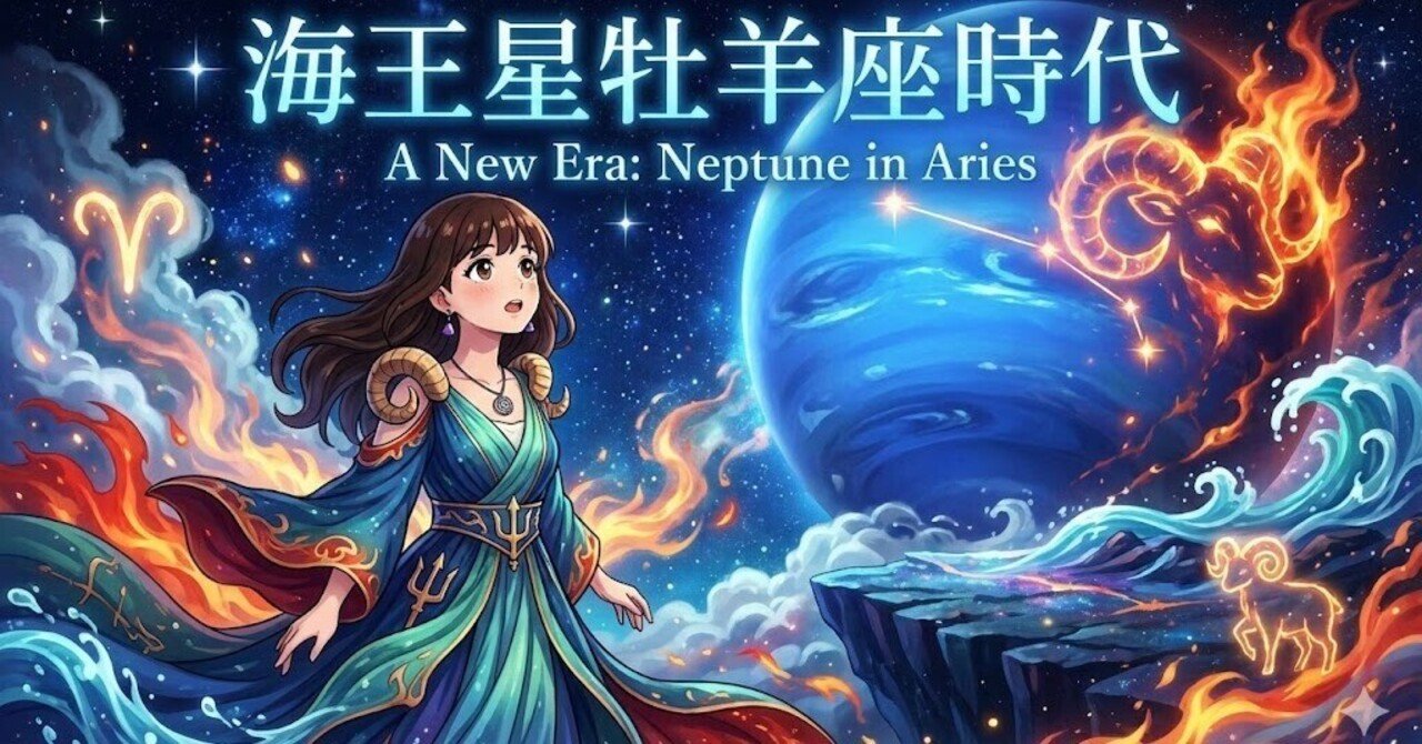 海王星が牡羊座へ ― 165年ぶり!「時代が動く」とき ―｜進士あけみ | 星