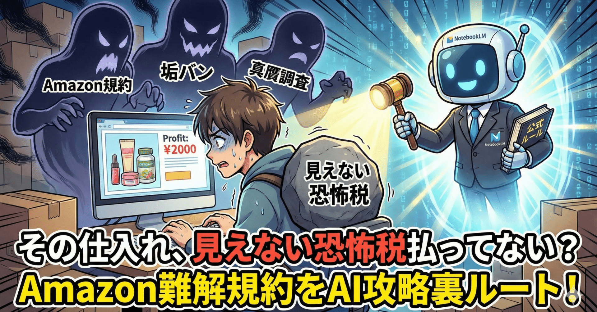 その仕入れ、見えない恐怖税払ってない？Amazonの難解な規約を、AIで