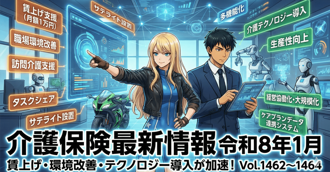 令和8年1月下旬発出「介護保険最新情報」Vol.1462～1464まとめ