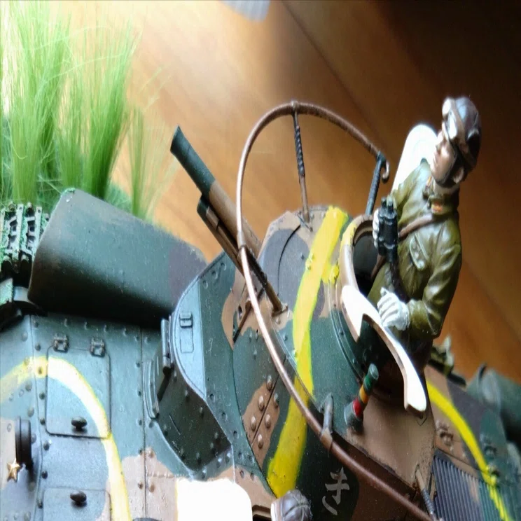 戦国遺骸ジオラマ！　プロが本気で製作塗装した！ 一点物 チハ製作記14_ジオラマ｜群れ